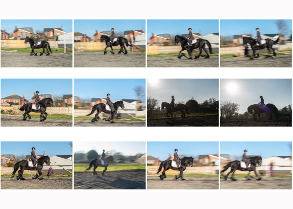 Gabby Horse-riding